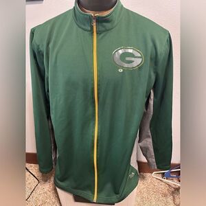 NFL Team Apparel TX3 Green Bay Packers Men’s Full ZIP Light Jacket